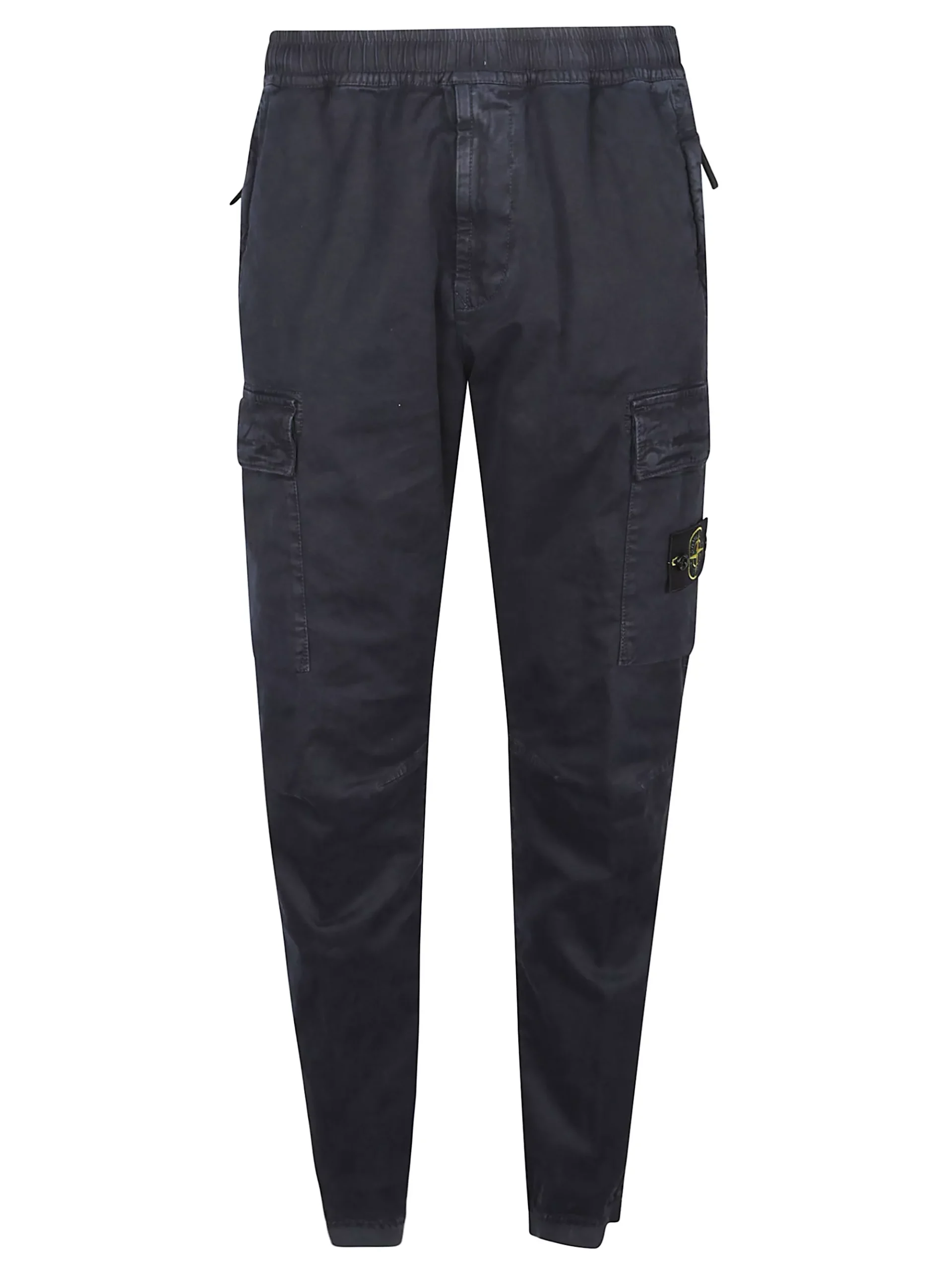 Pantalone in cotone con logo di Stone island