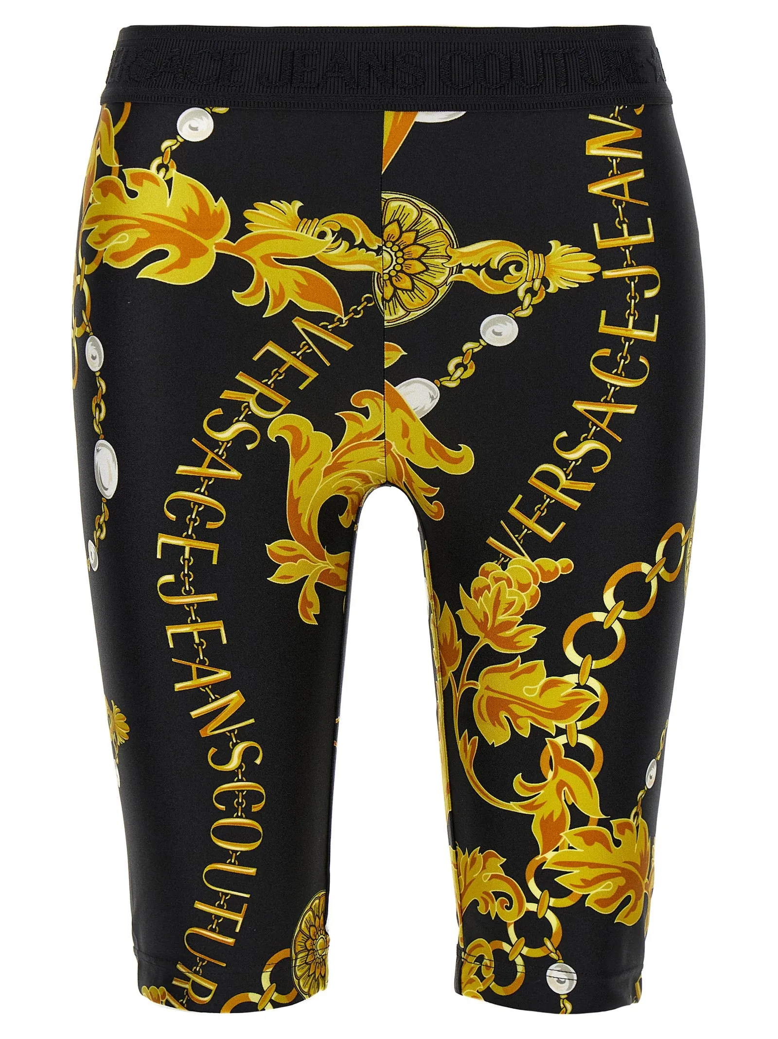 Chain Couture Leggings Nero