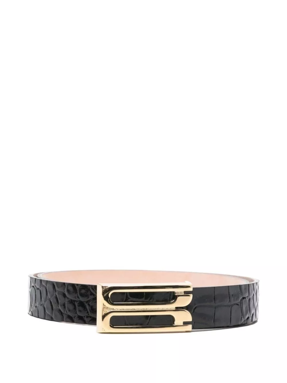 Cintura frame in pelle di Victoria beckham