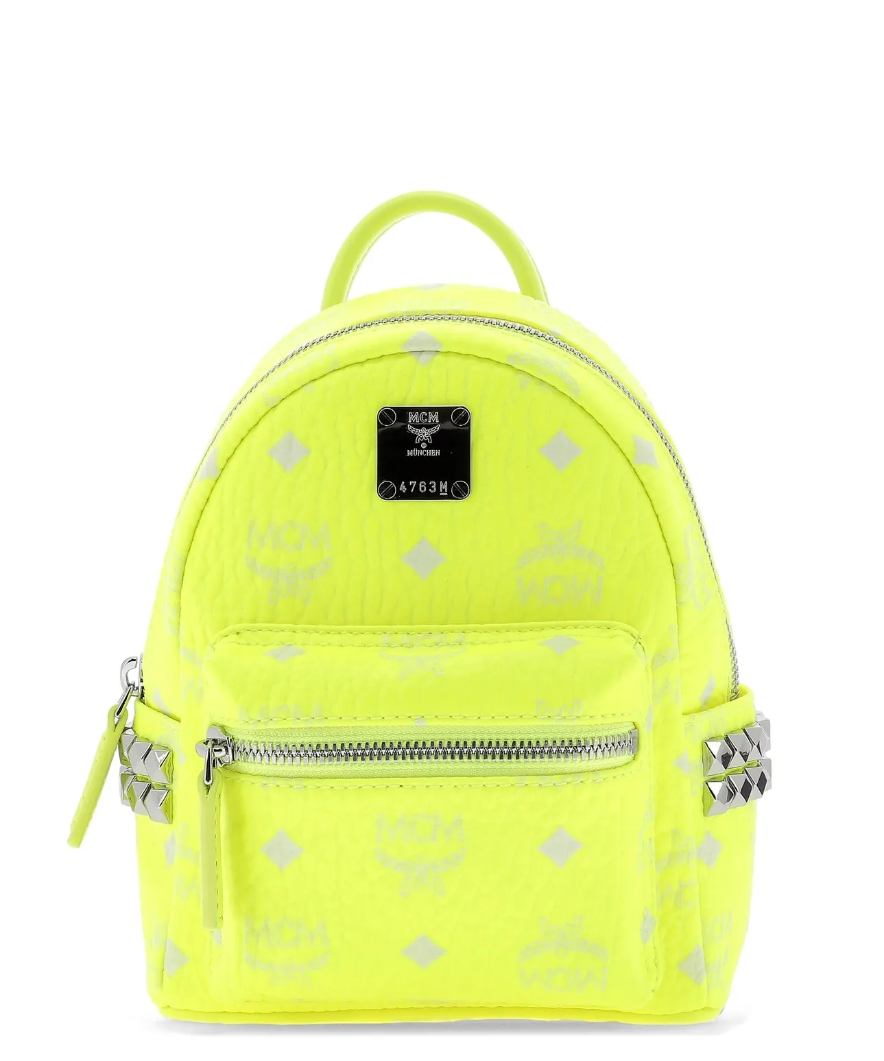Yellow Leather Backpack Zaini Giallo
