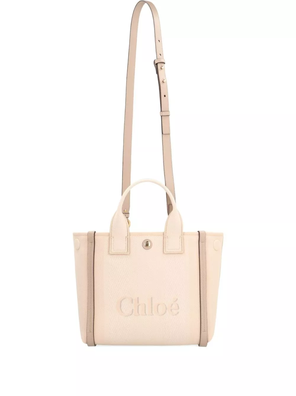 Borsa carry piccola in canvas di Chloè