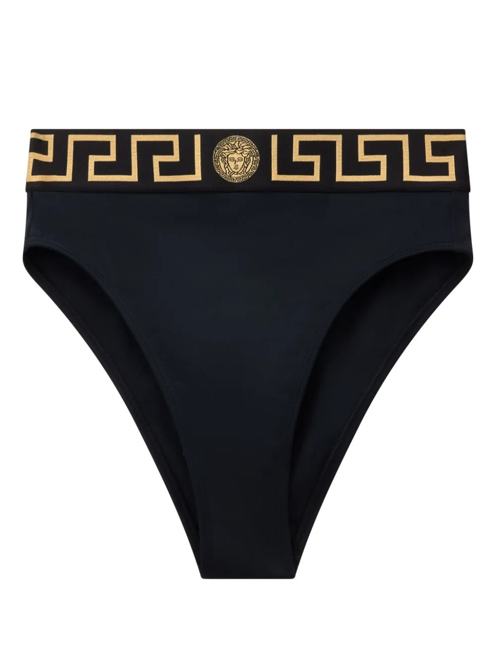Slip Bikini Greca Border A Vita Alta