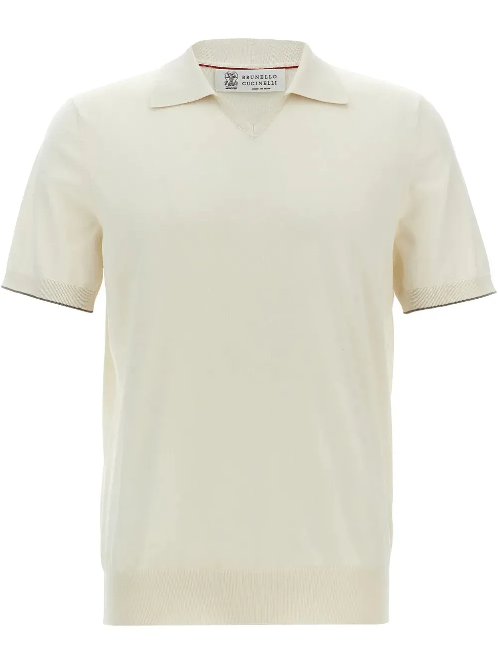 Polo In Cotone Con Ricamo Logo