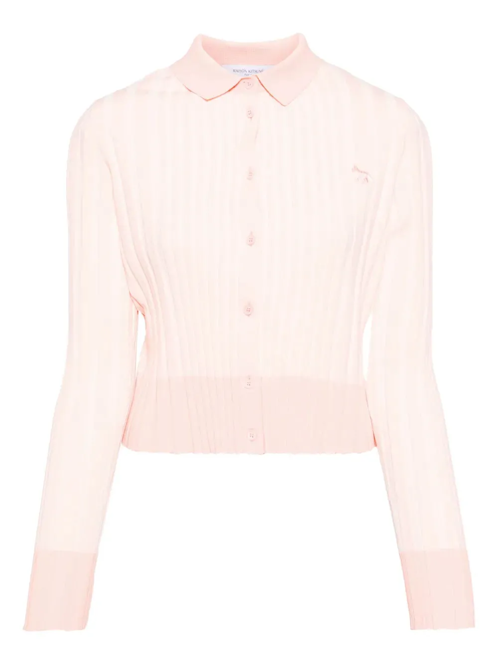 Cardigan Plissettato Con Applicazione Baby Fox