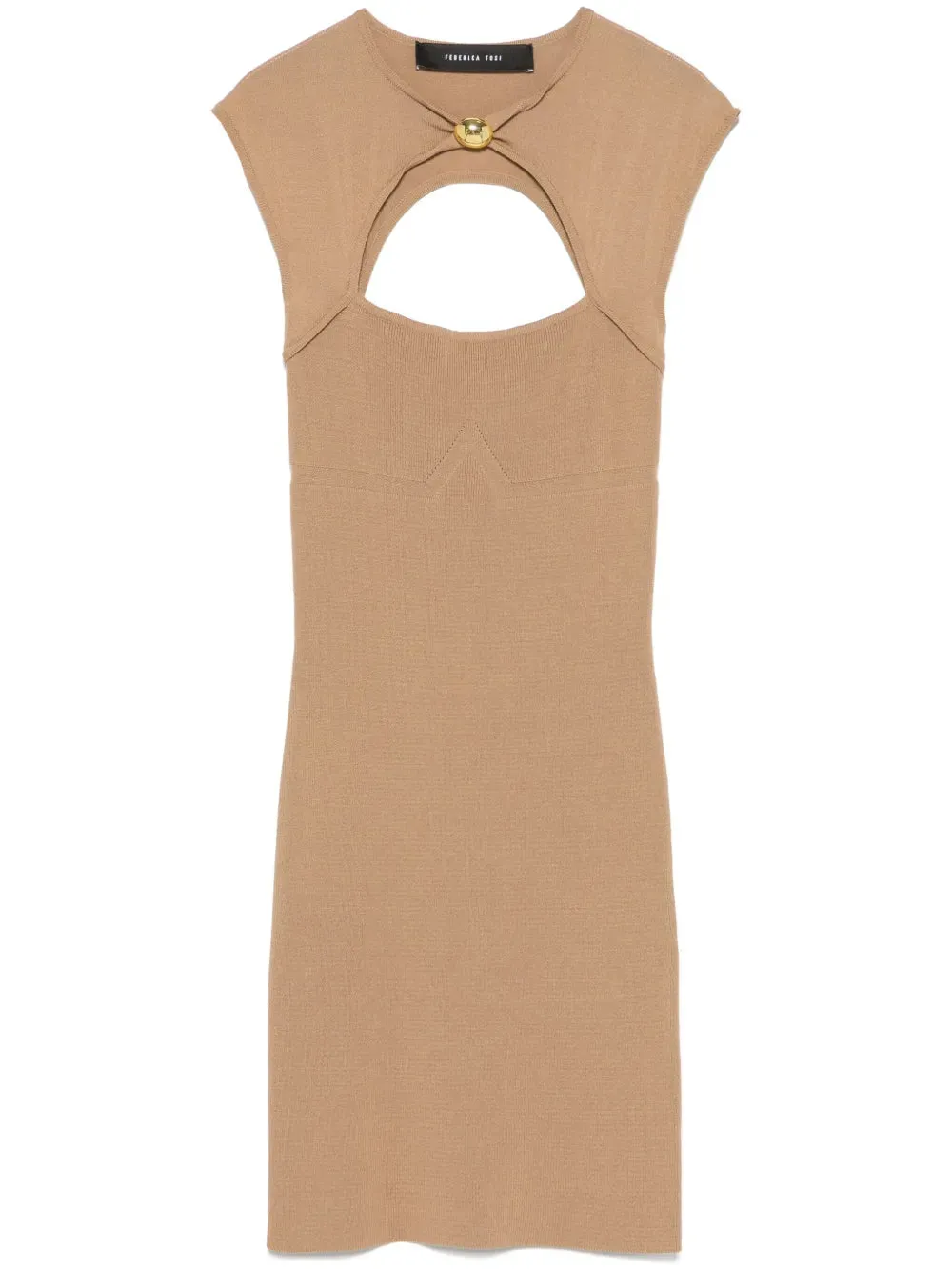 Abito Corto Con Cut-Out