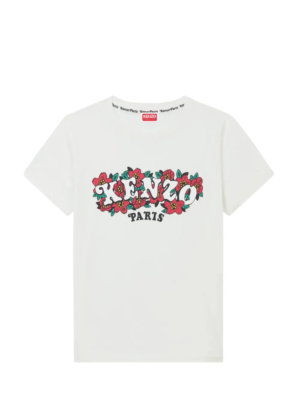 T-Shirt In Cotone `Kenzo Verdy Market`
