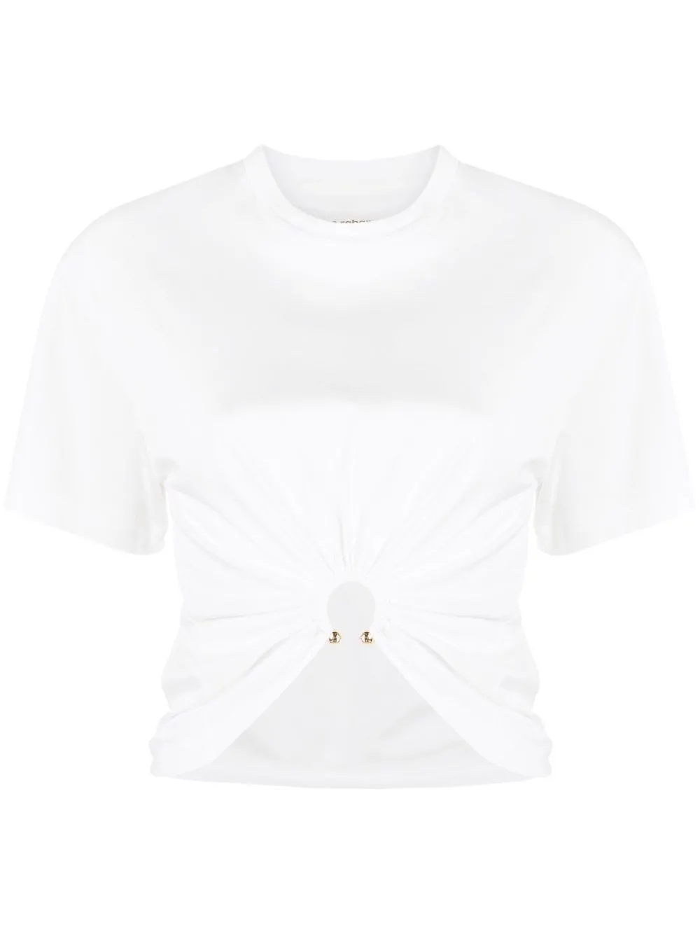 T-Shirt Con Dettaglio Arricciato