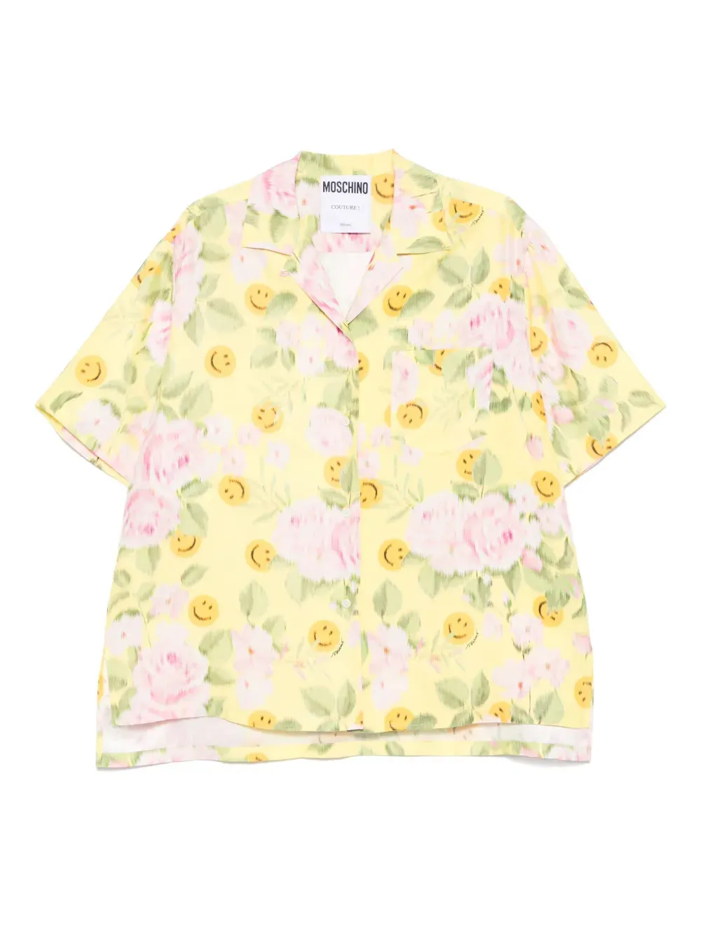 X Smiley Camicia In Seta