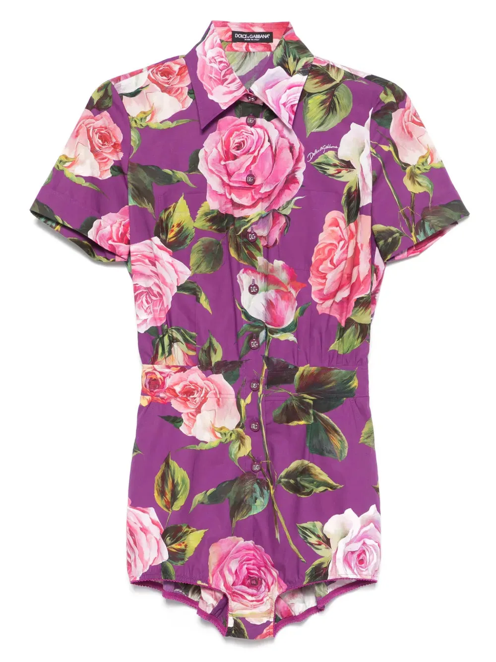 Tuta Con Stampa Floreale