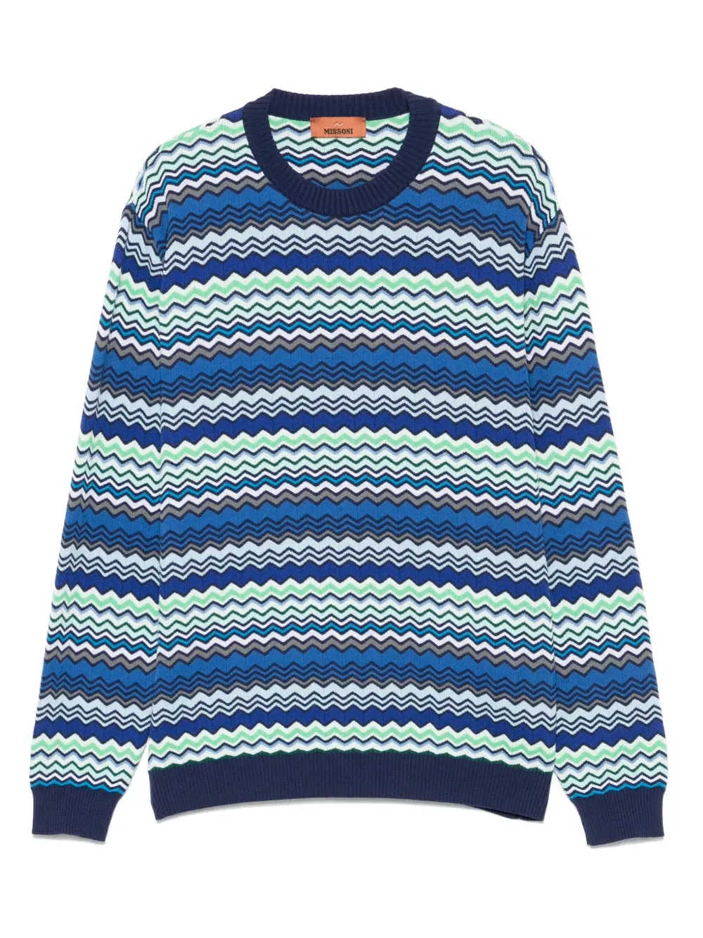 Maglione Con Motivo A Zigzag