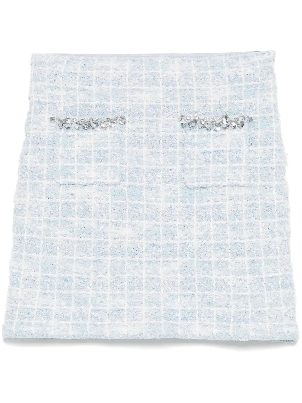 Minigonna In Maglia A Quadri