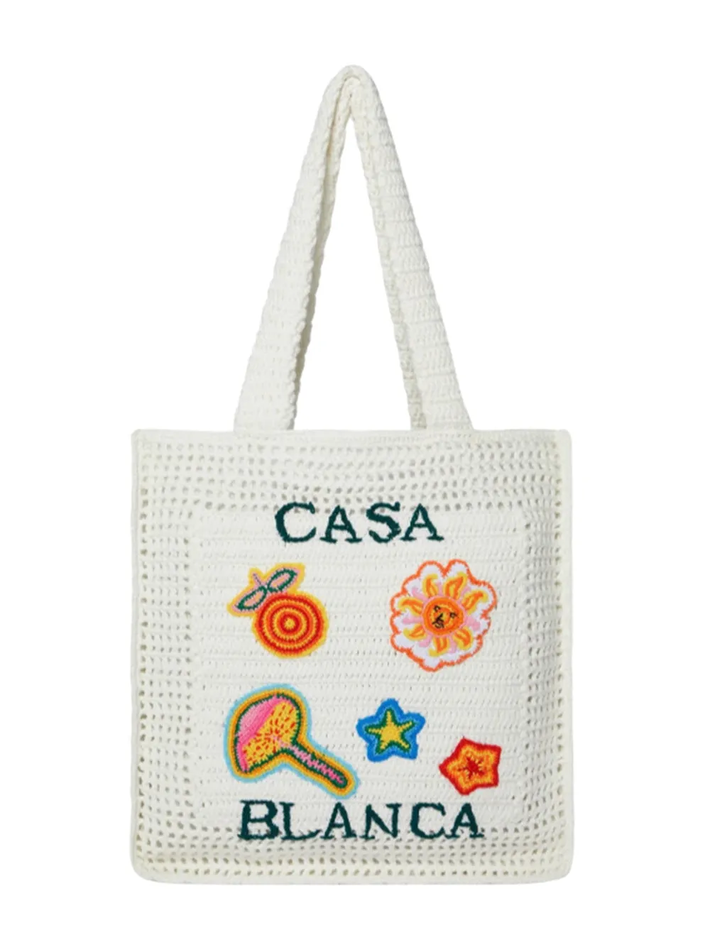 Casablanca Tote In Cotone Bianco