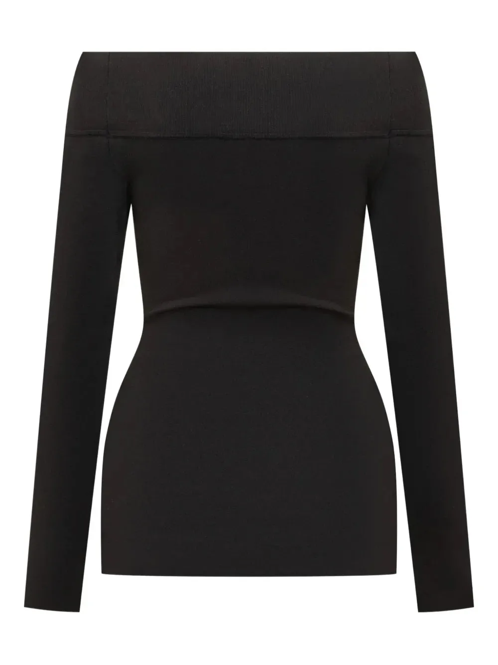 Top A Maniche Lunghe Con Scollo A Barca