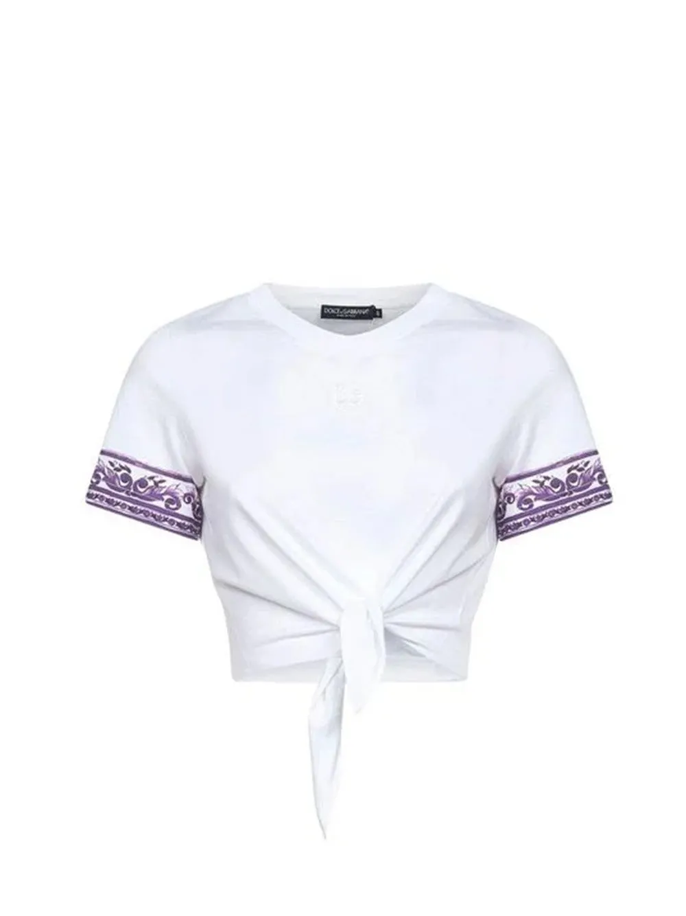 T-Shirt In Cotone Con Applicazione Logo