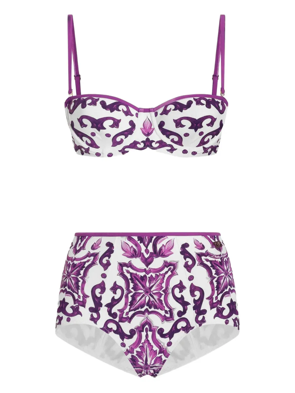Bikini Con Stampa Maiolica