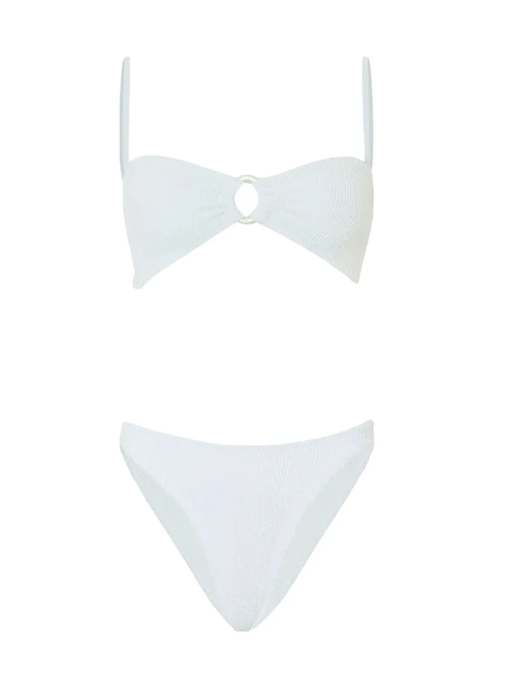 Bikini Misty Con Cerchio Perlato Bianco