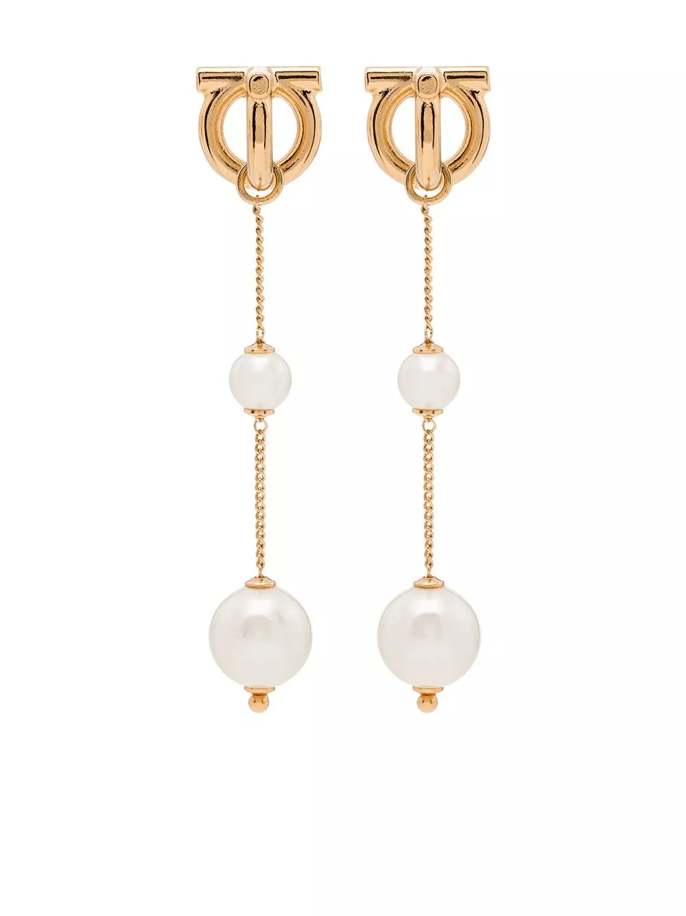 Orecchini gancini di Ferragamo