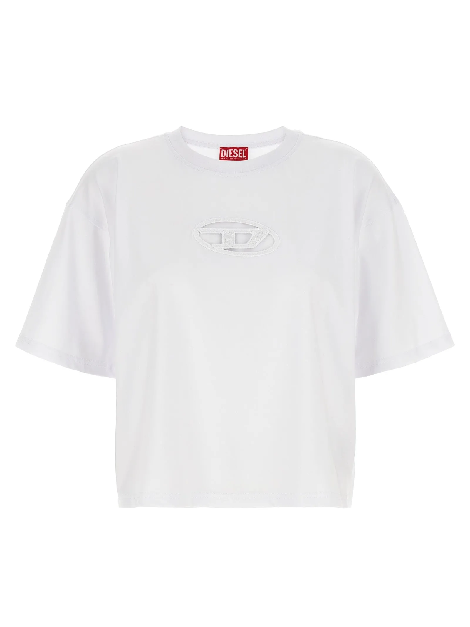 T-Buxt-Crop-Od T Shirt Bianco