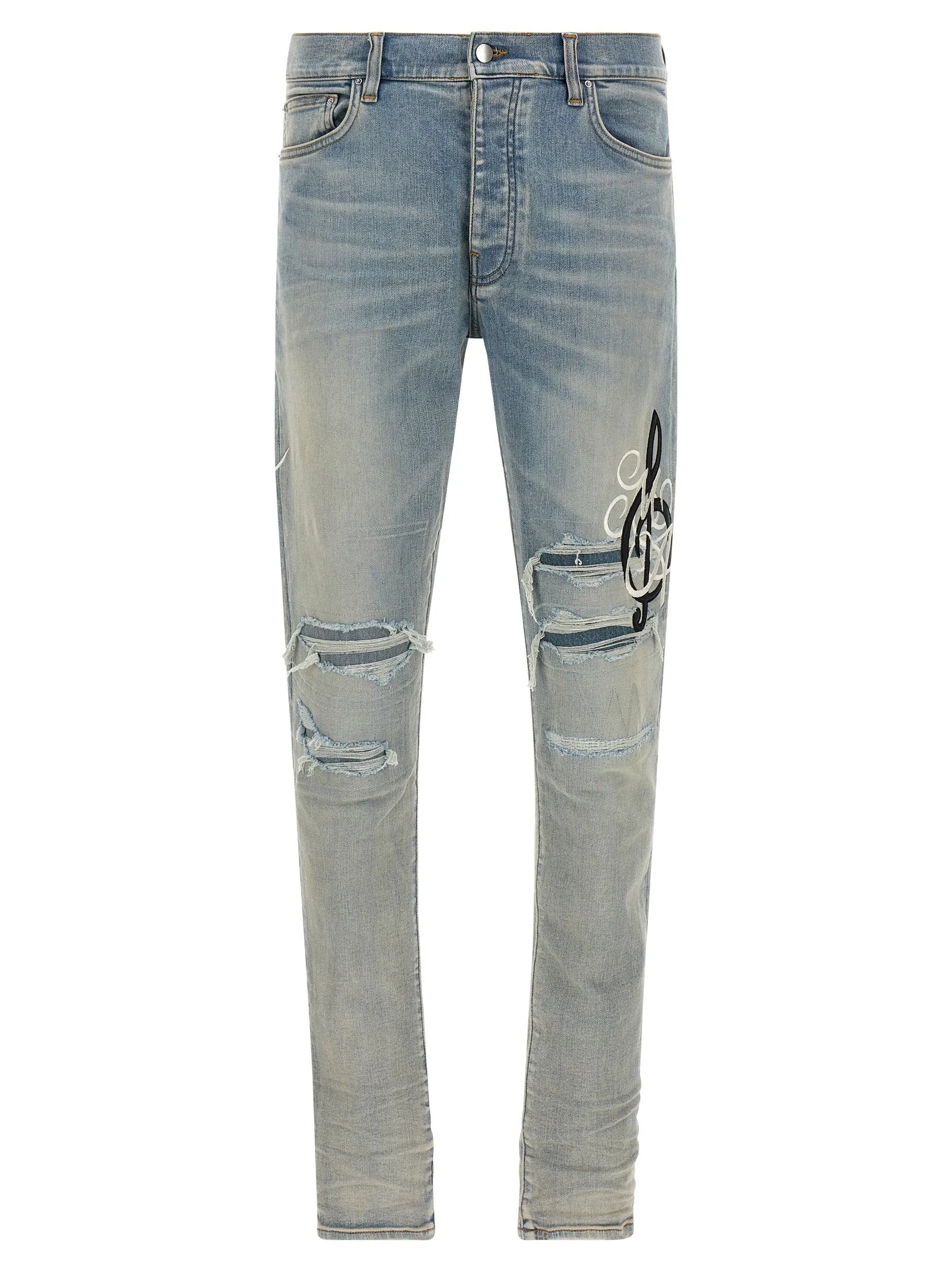 Music Note Jeans Celeste