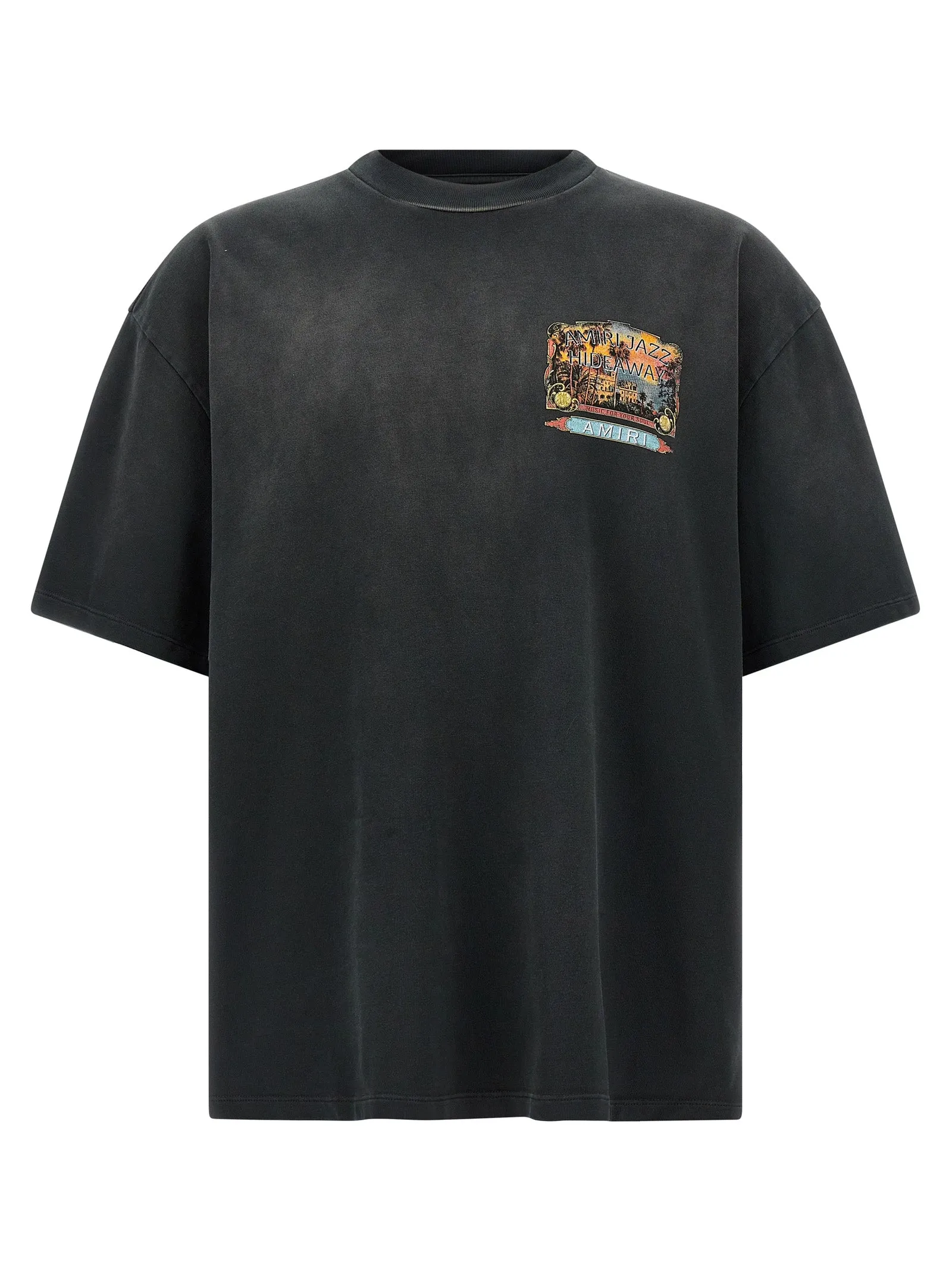 Amiri Jazz Hideaway T Shirt Nero