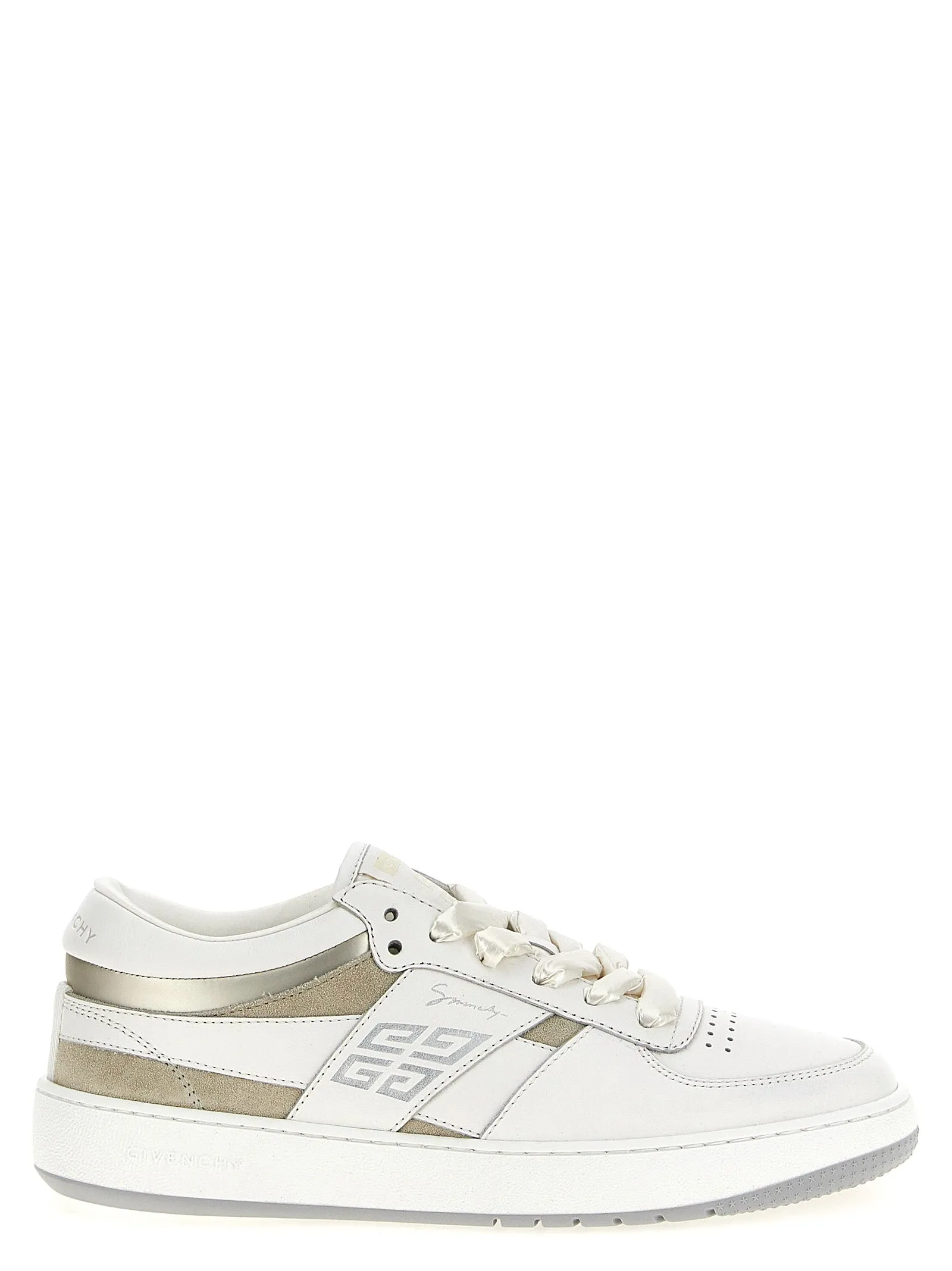 Lace Up Sneakers Bianco