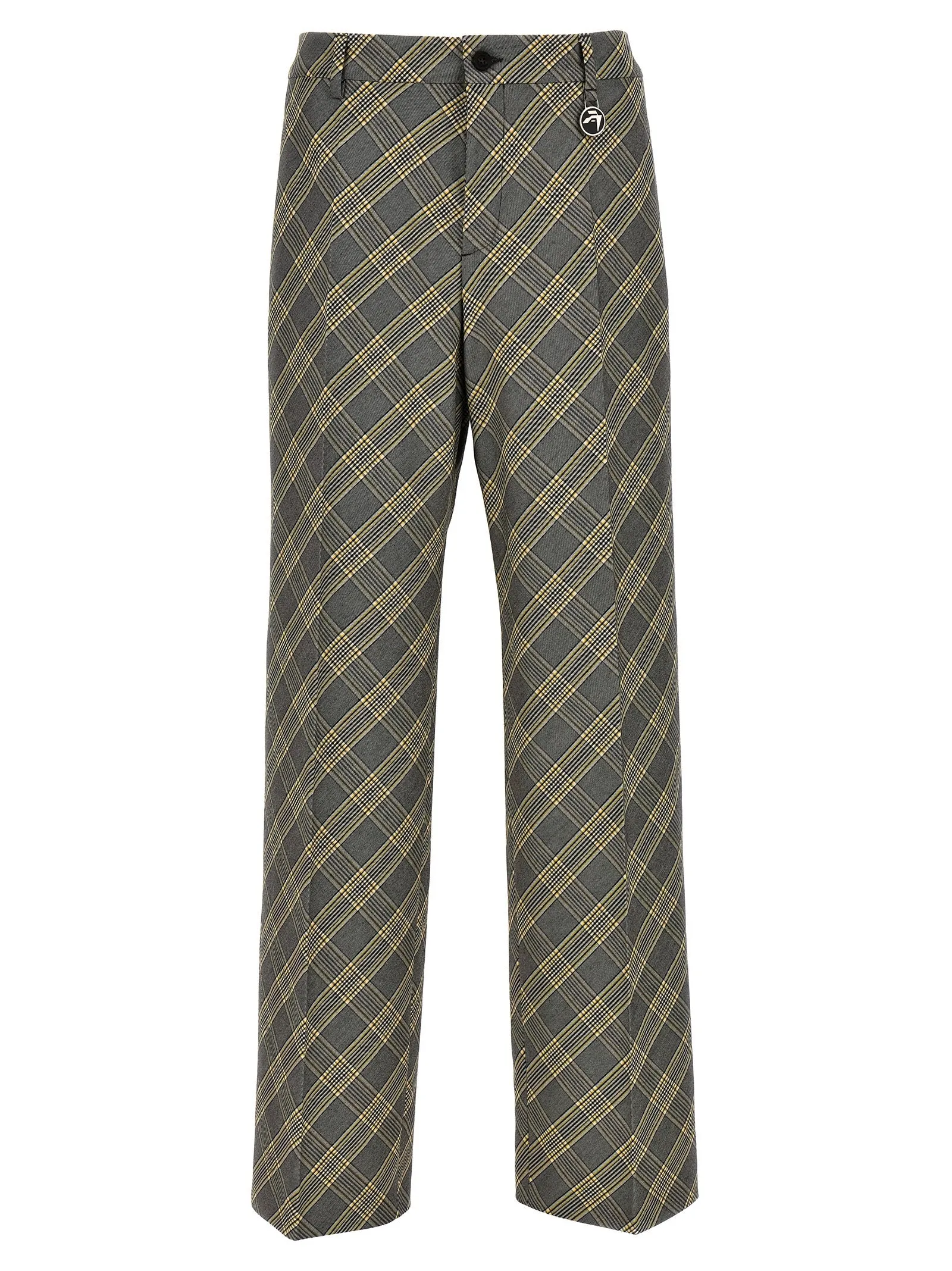 Check Trousers Pantaloni Multicolor