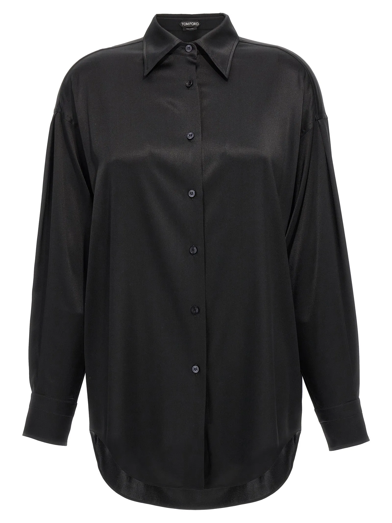 Silk Shirt Camicie Nero