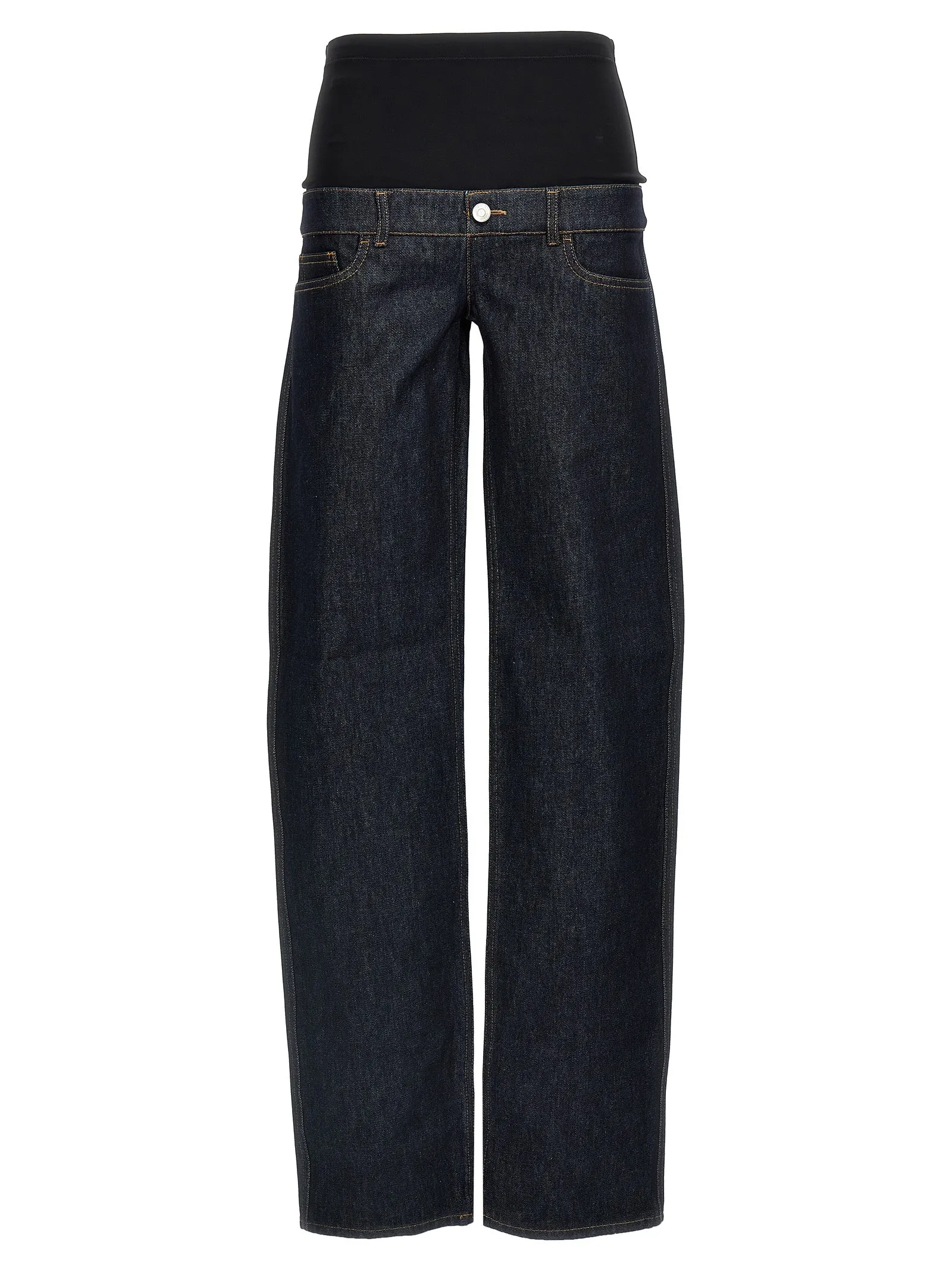 Jersey Hybrid Jeans Blu