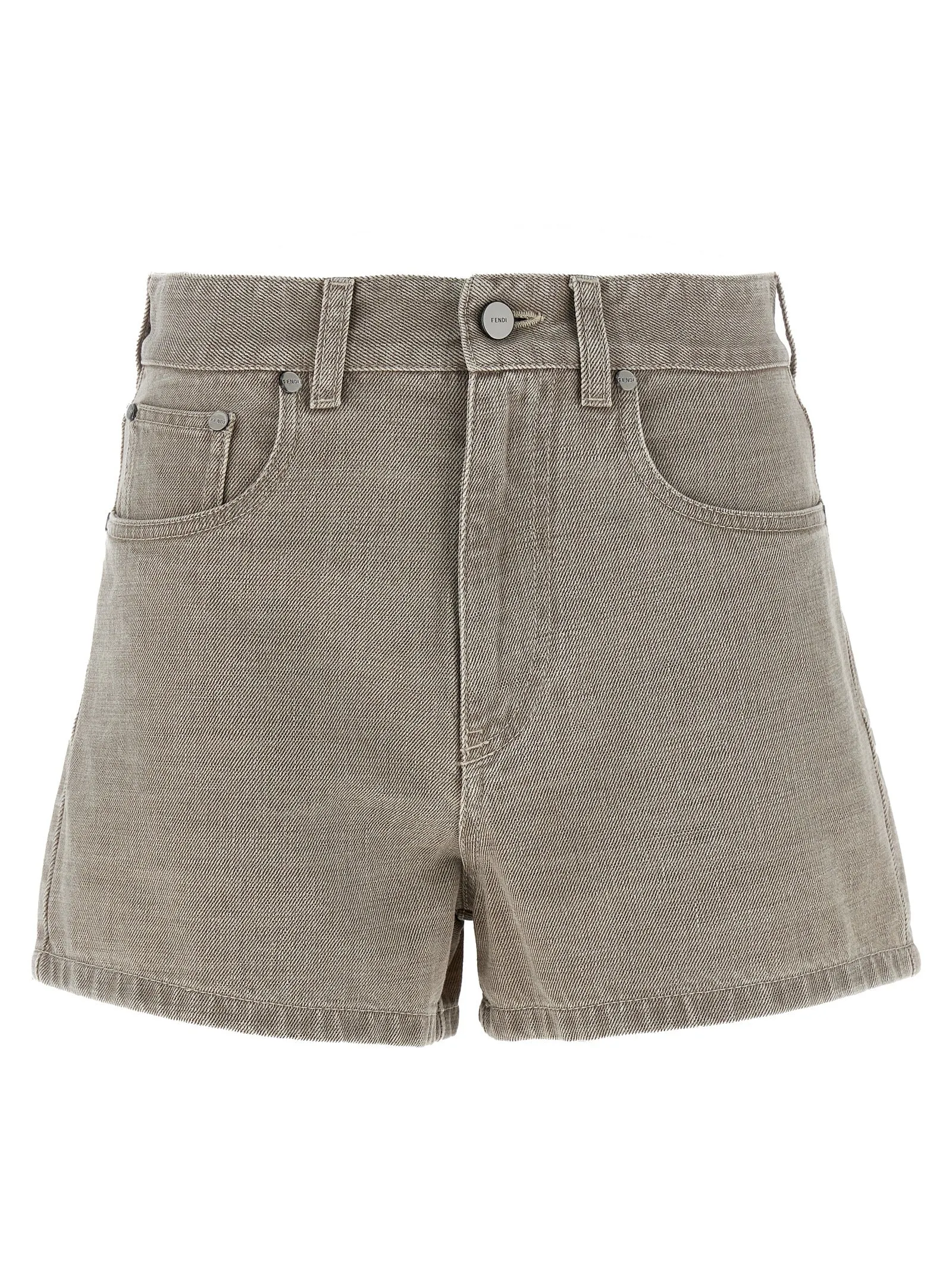Fendi Stamp 1925 Bermuda E Short Beige