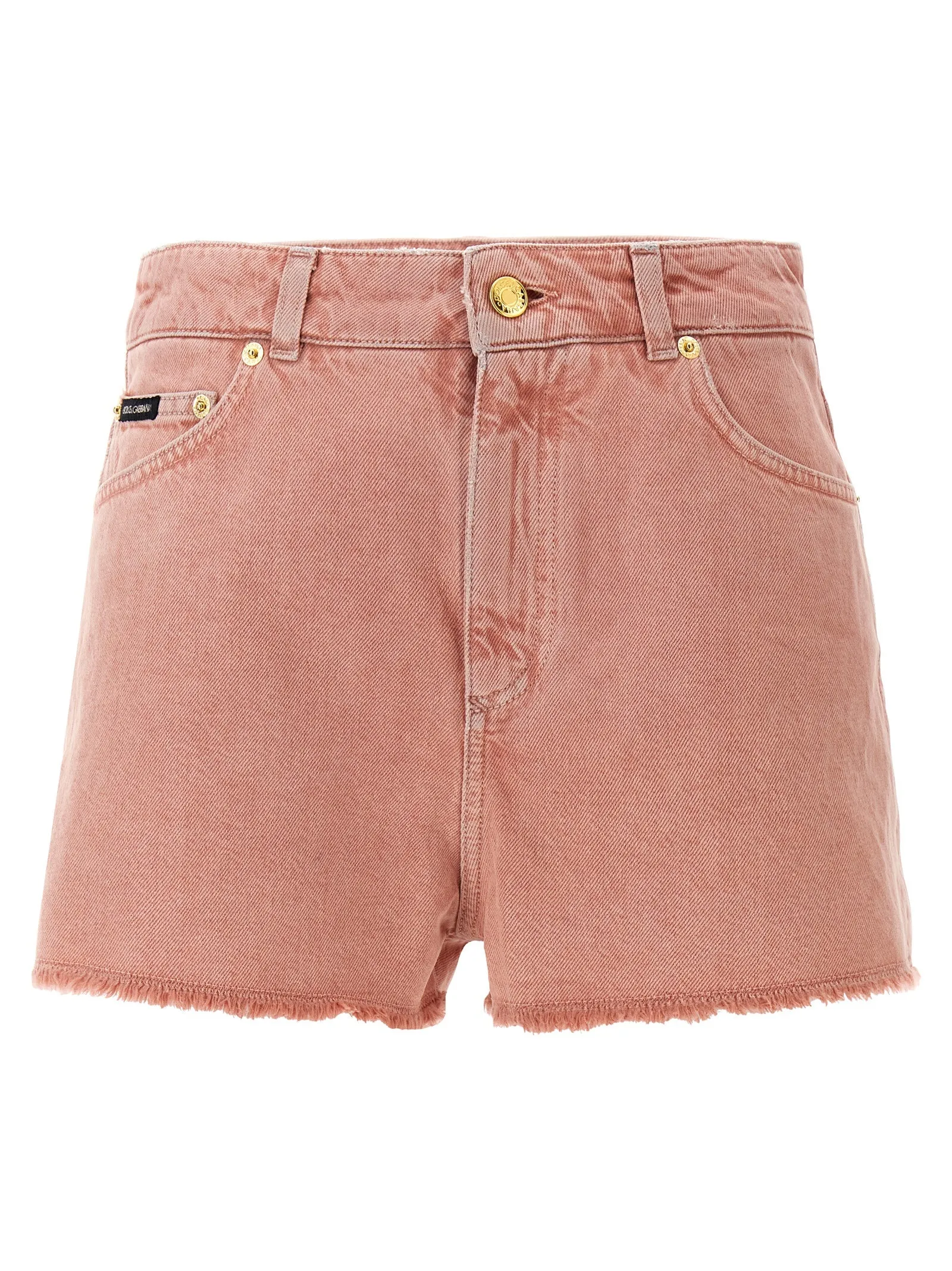 High Waist Shorts Bermuda E Short Rosa