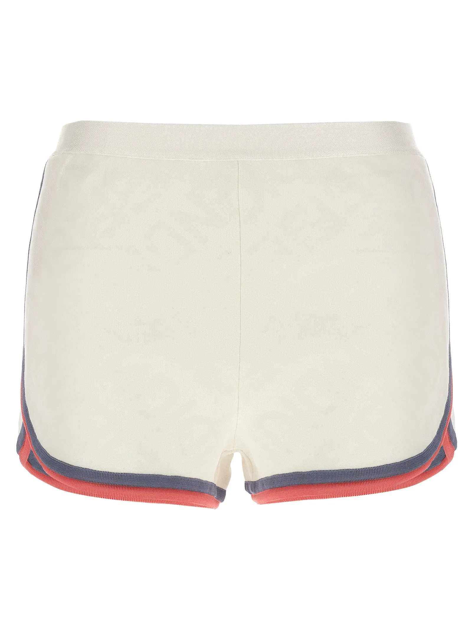 Logo Shorts Bermuda E Short Bianco