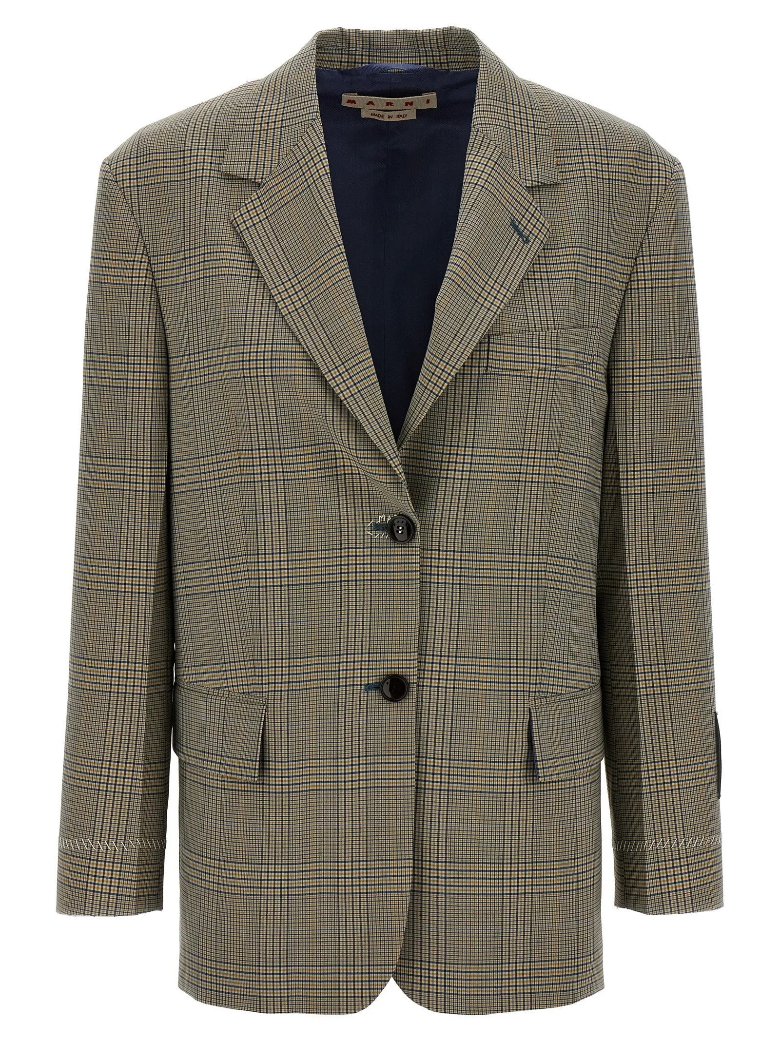 Prince Of Wales Blazer Blazers Multicolor