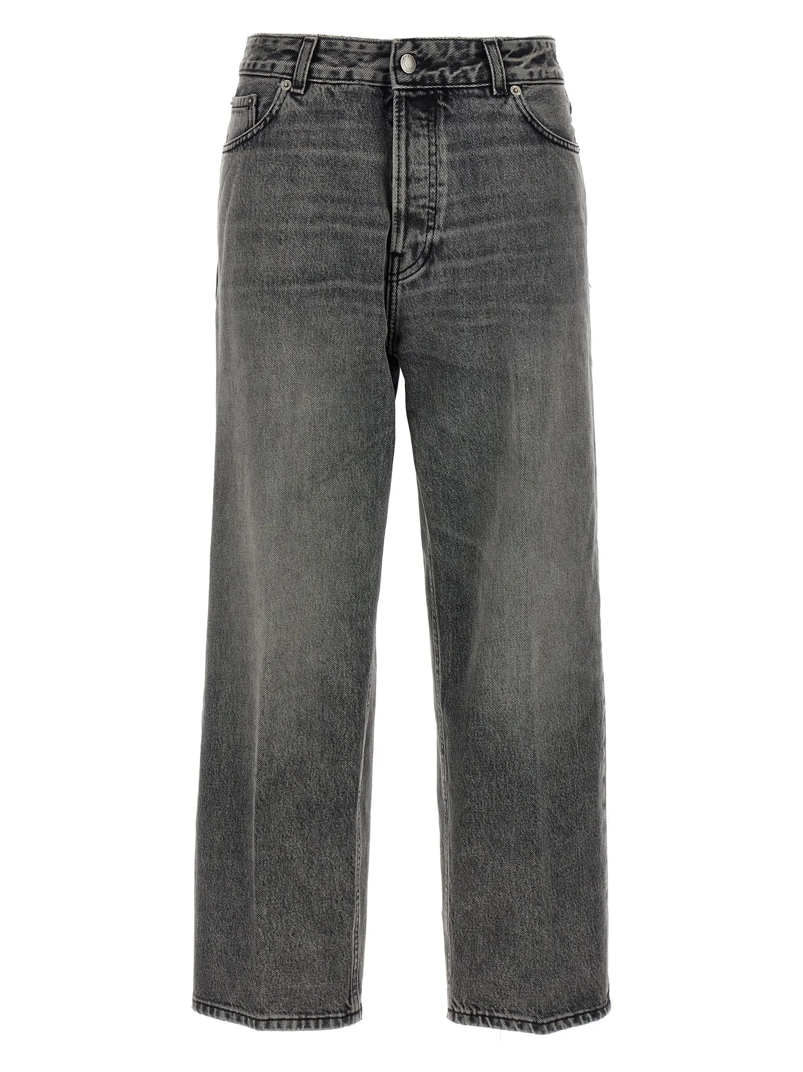 Betty Flanel Grey Jeans Grigio