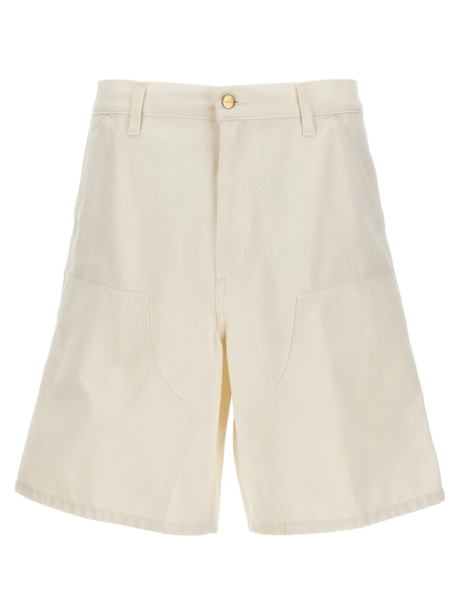 Double Knee Bermuda E Short Bianco