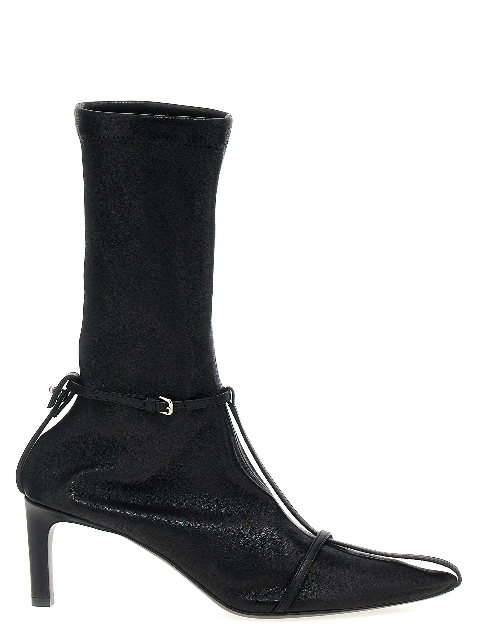 Strap Ankle Boots Stivali E Stivaletti Nero
