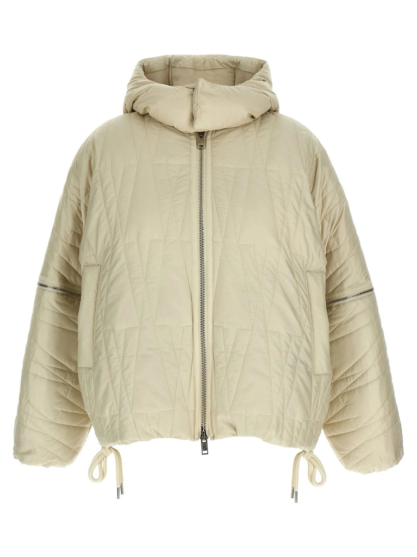 Haissa Puffer Jackets Bianco