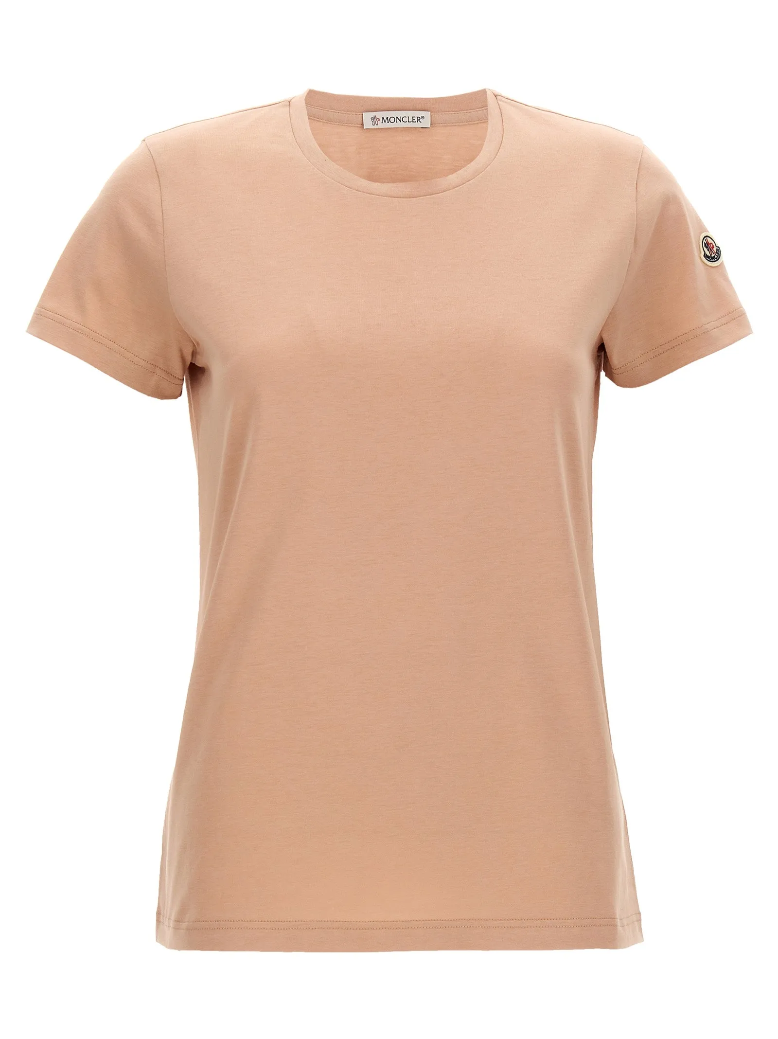 Logo Patch T Shirt Rosa