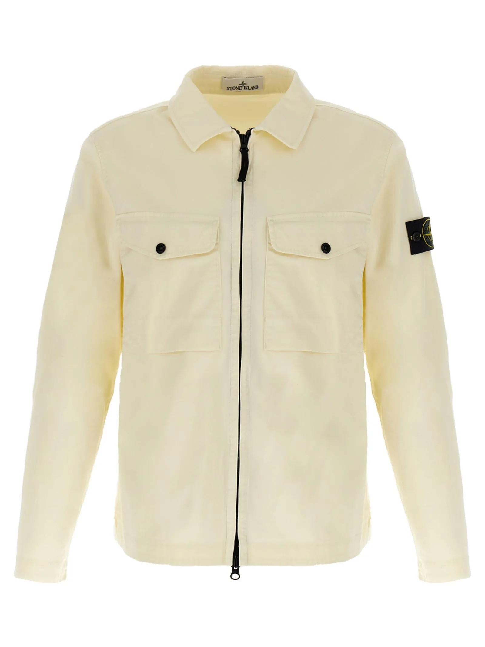 Cotton Overshirt Camicie Bianco
