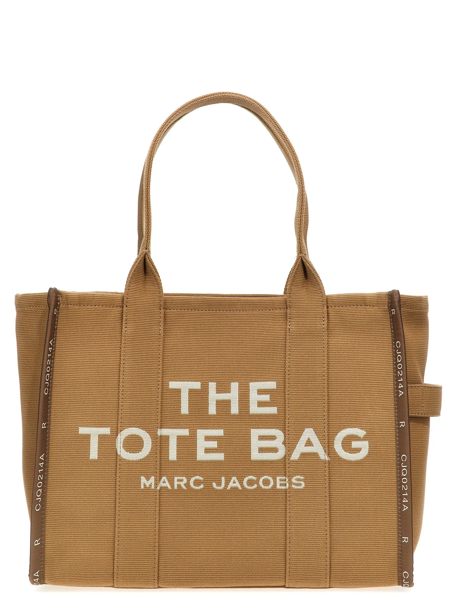 The Jacquard Large Tote Tote Marrone