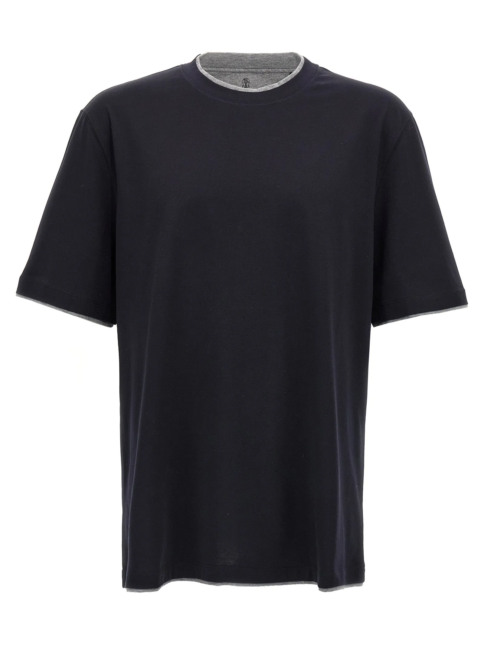 Double Layer T Shirt Blu