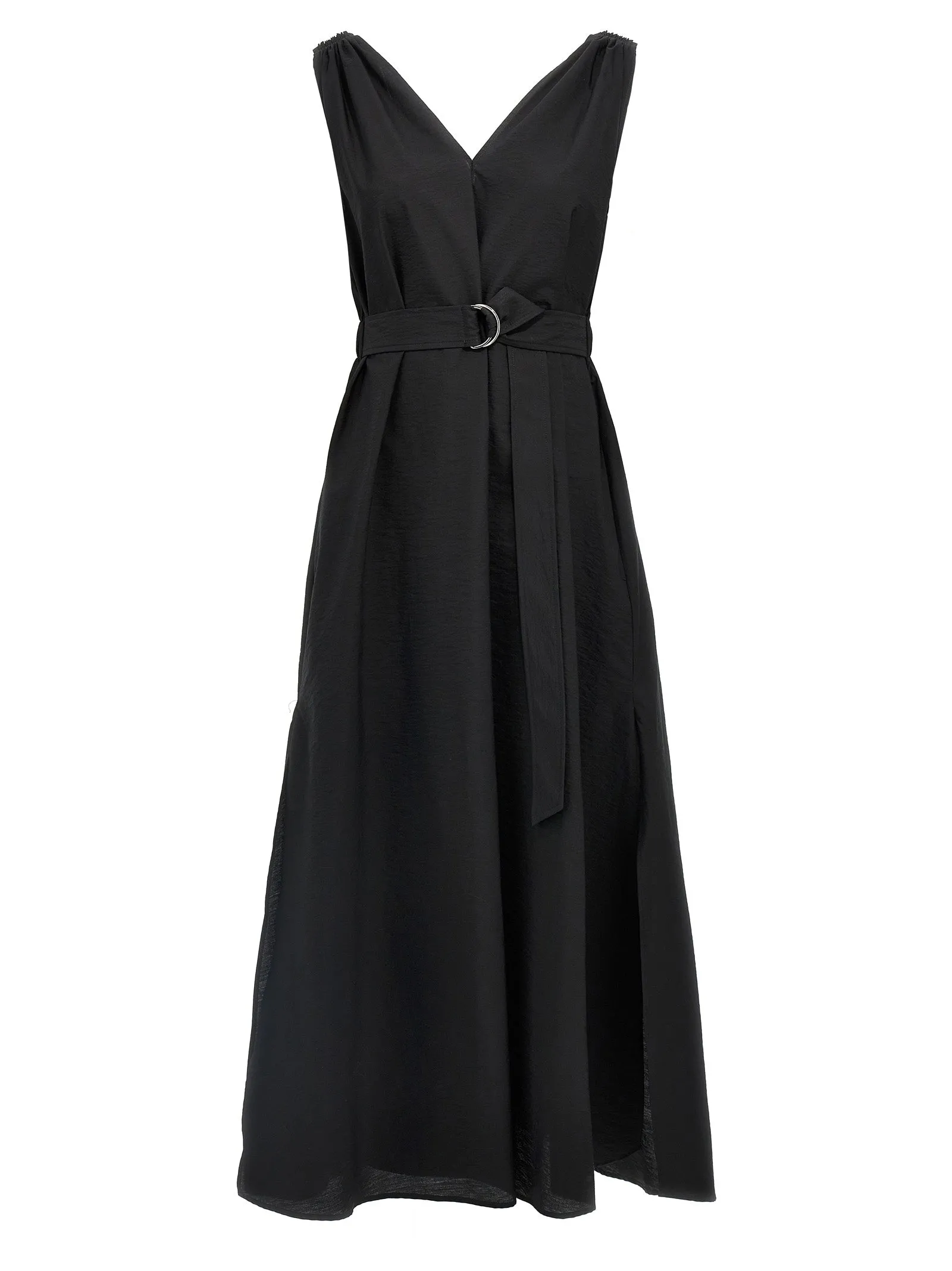 Precious Shoulder Detail Dress Abiti Nero