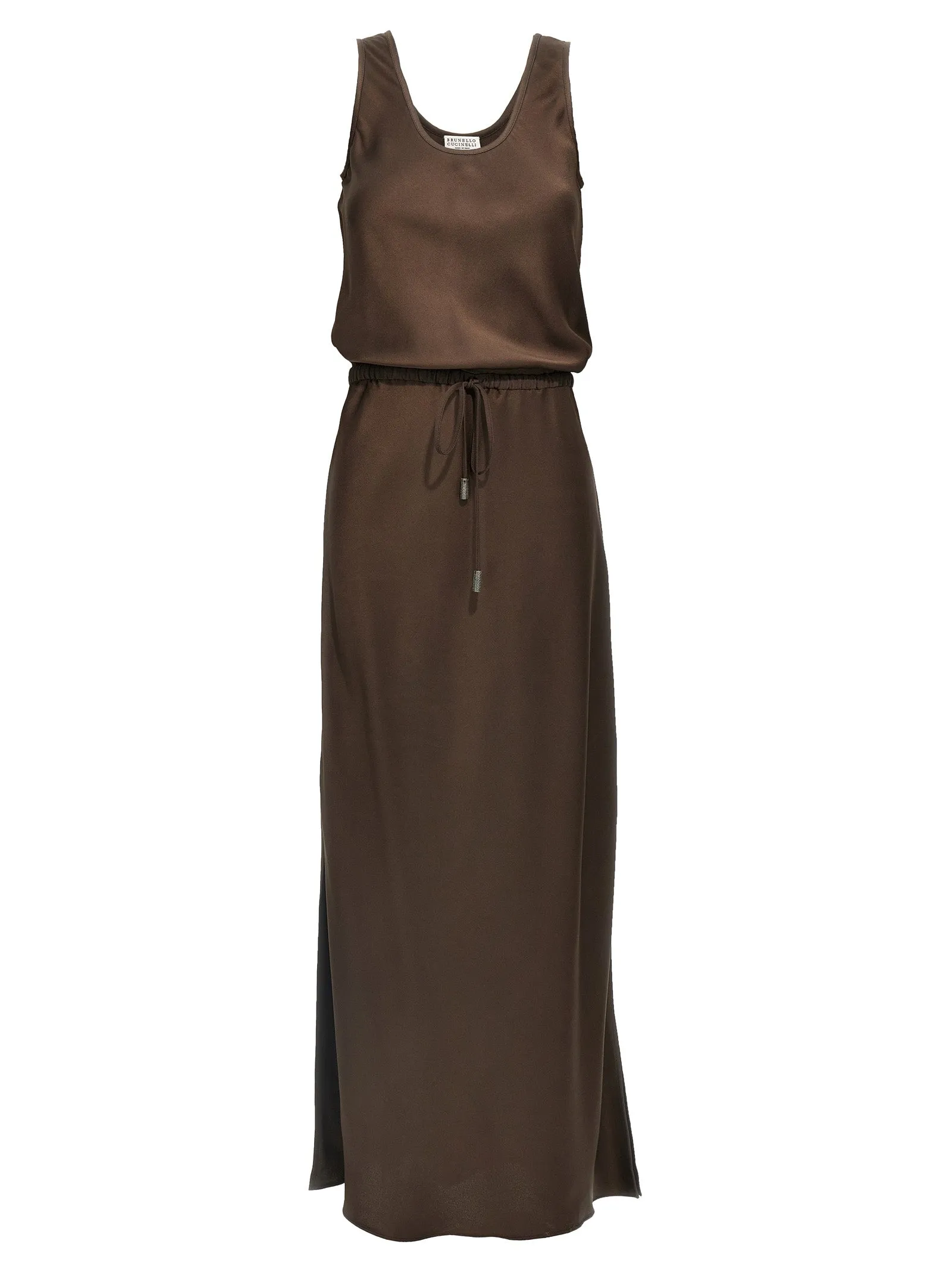 Long Dress Abiti Marrone