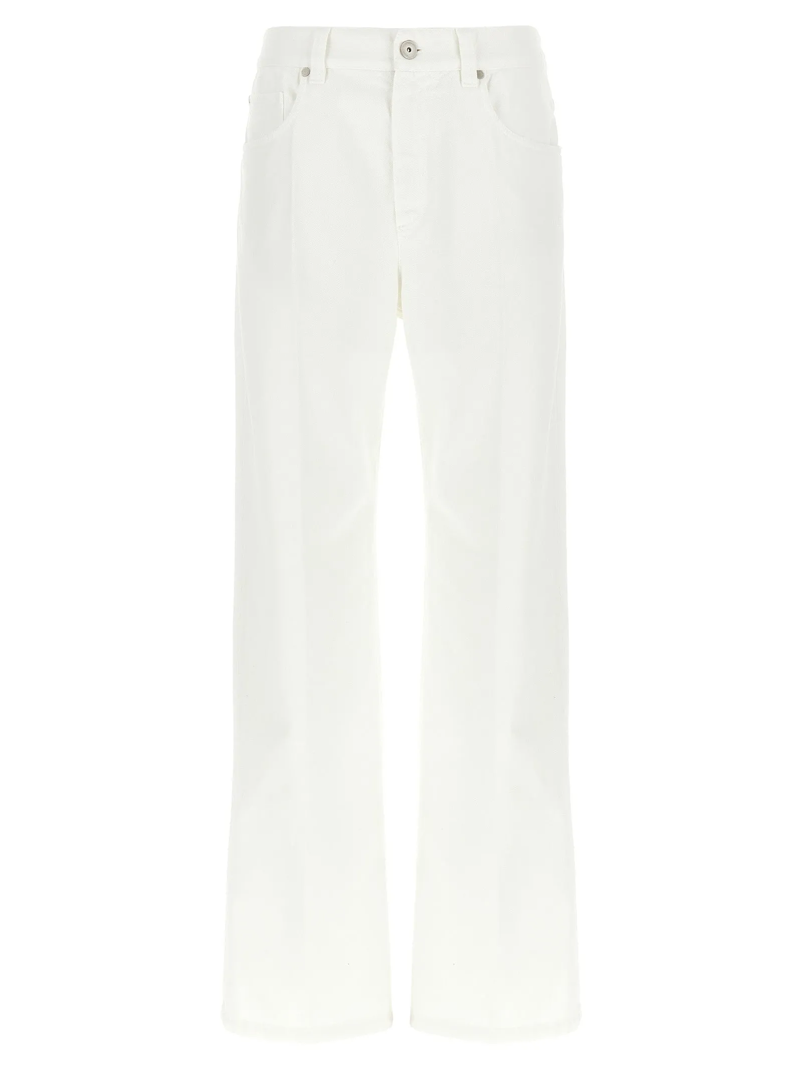 Contemporary Loose Jeans Bianco