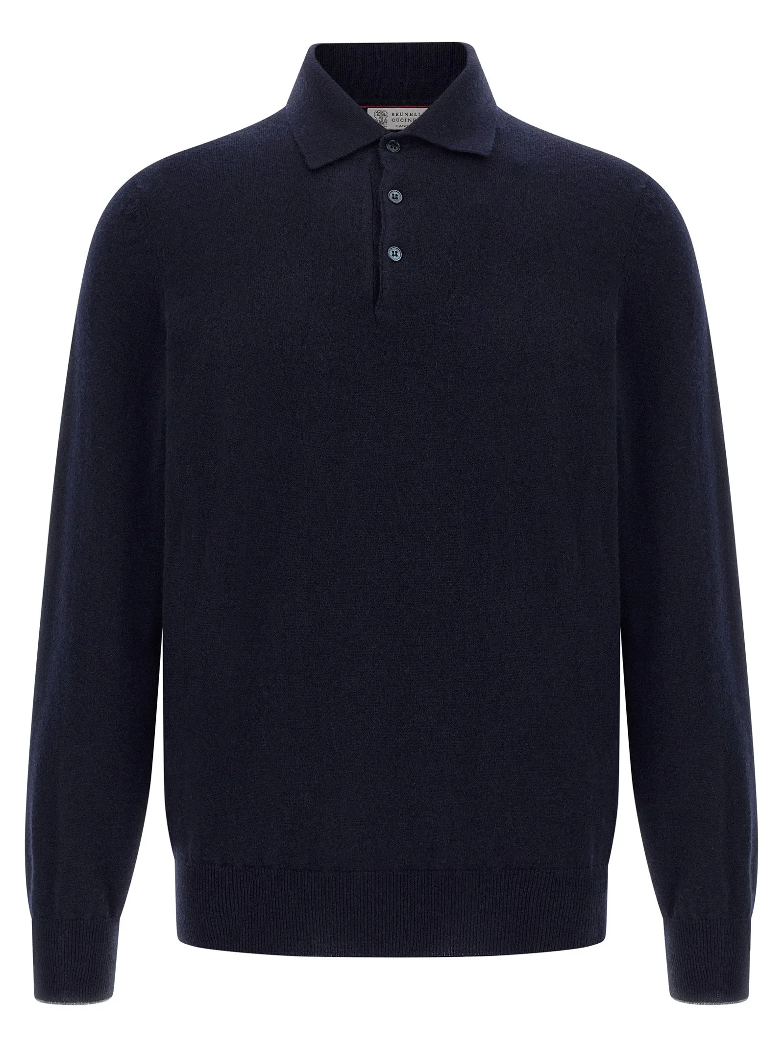 Cashmere Shirt Polo Blu