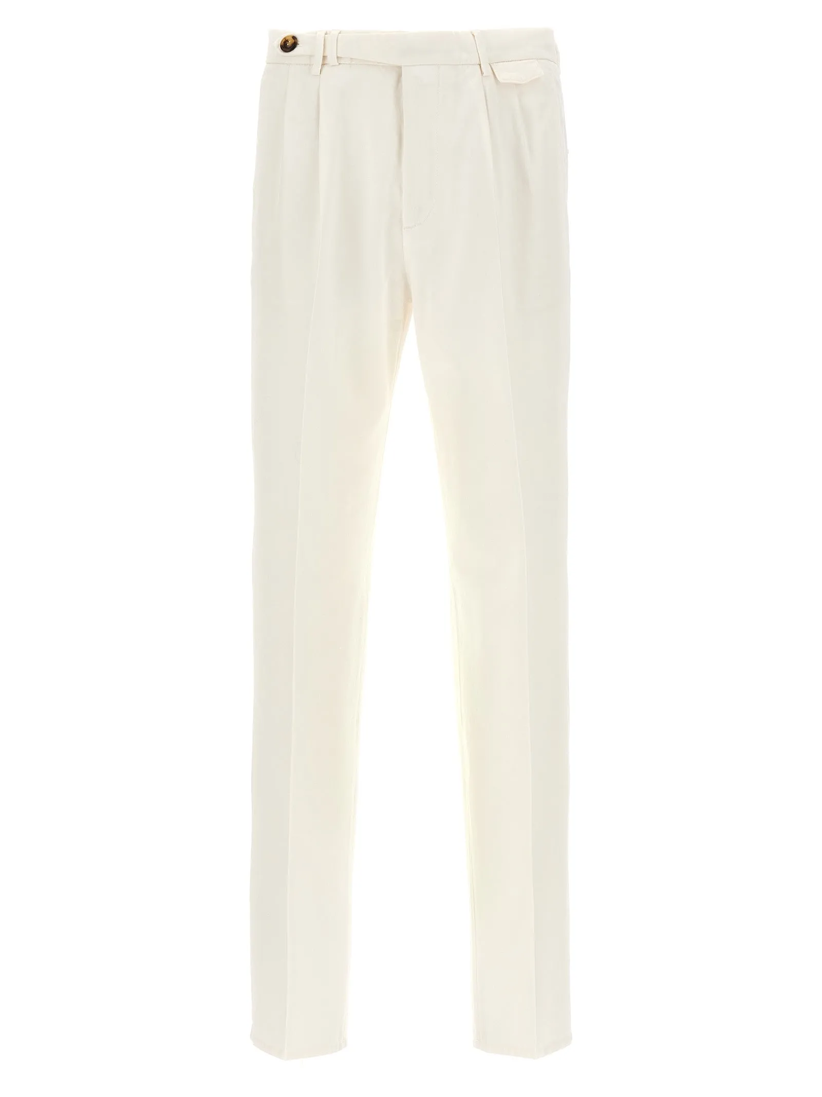 Double Pence Pantaloni Bianco