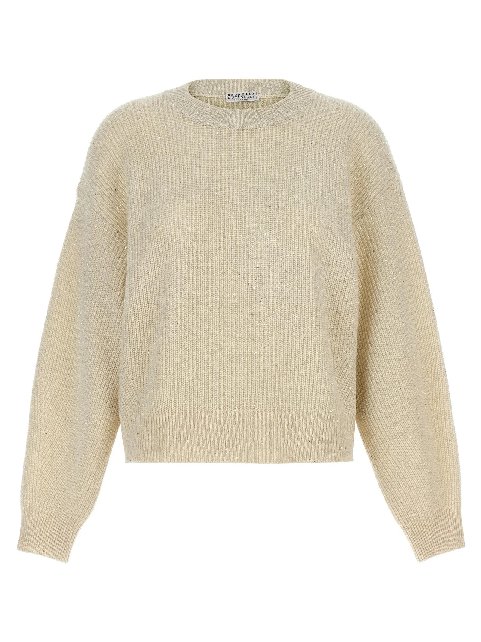 Sequin Sweater Maglioni Bianco