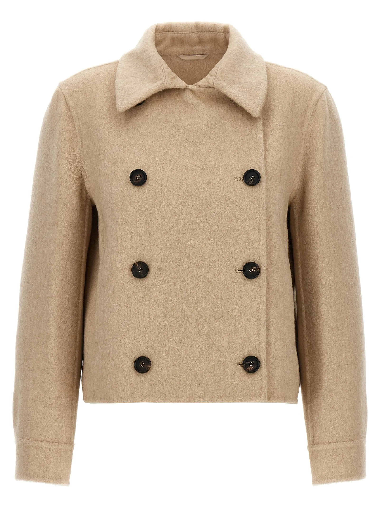 Monile Cashmere Coat Trench E Impermeabili Beige