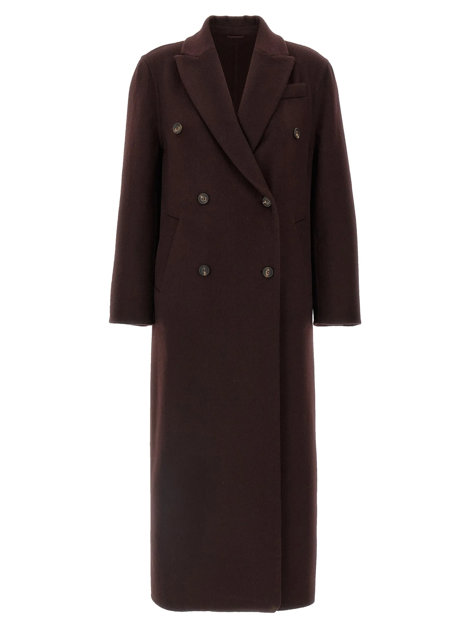 Cashmere Coat Trench E Impermeabili Bordeaux
