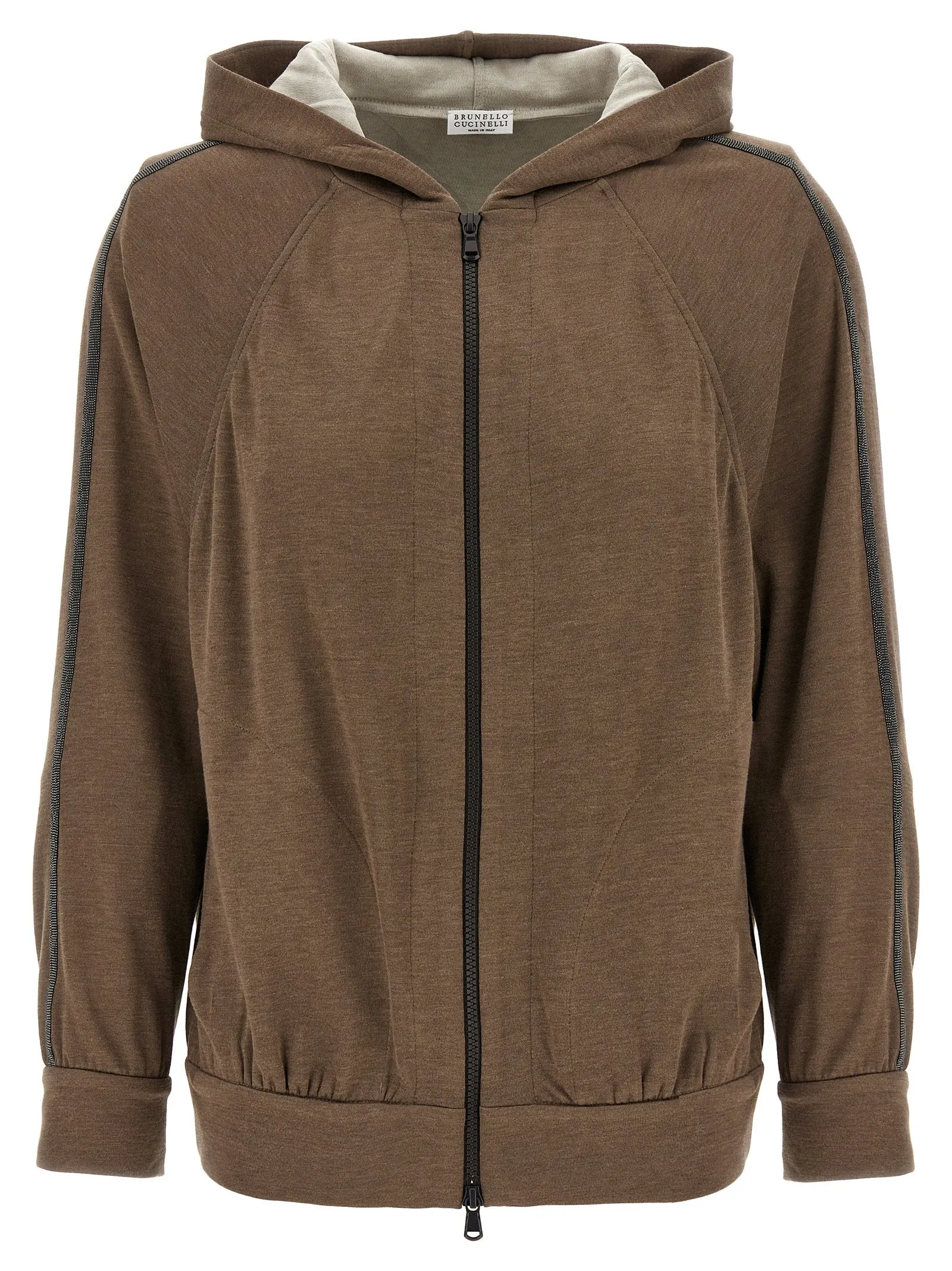 Hoodie Felpe Marrone