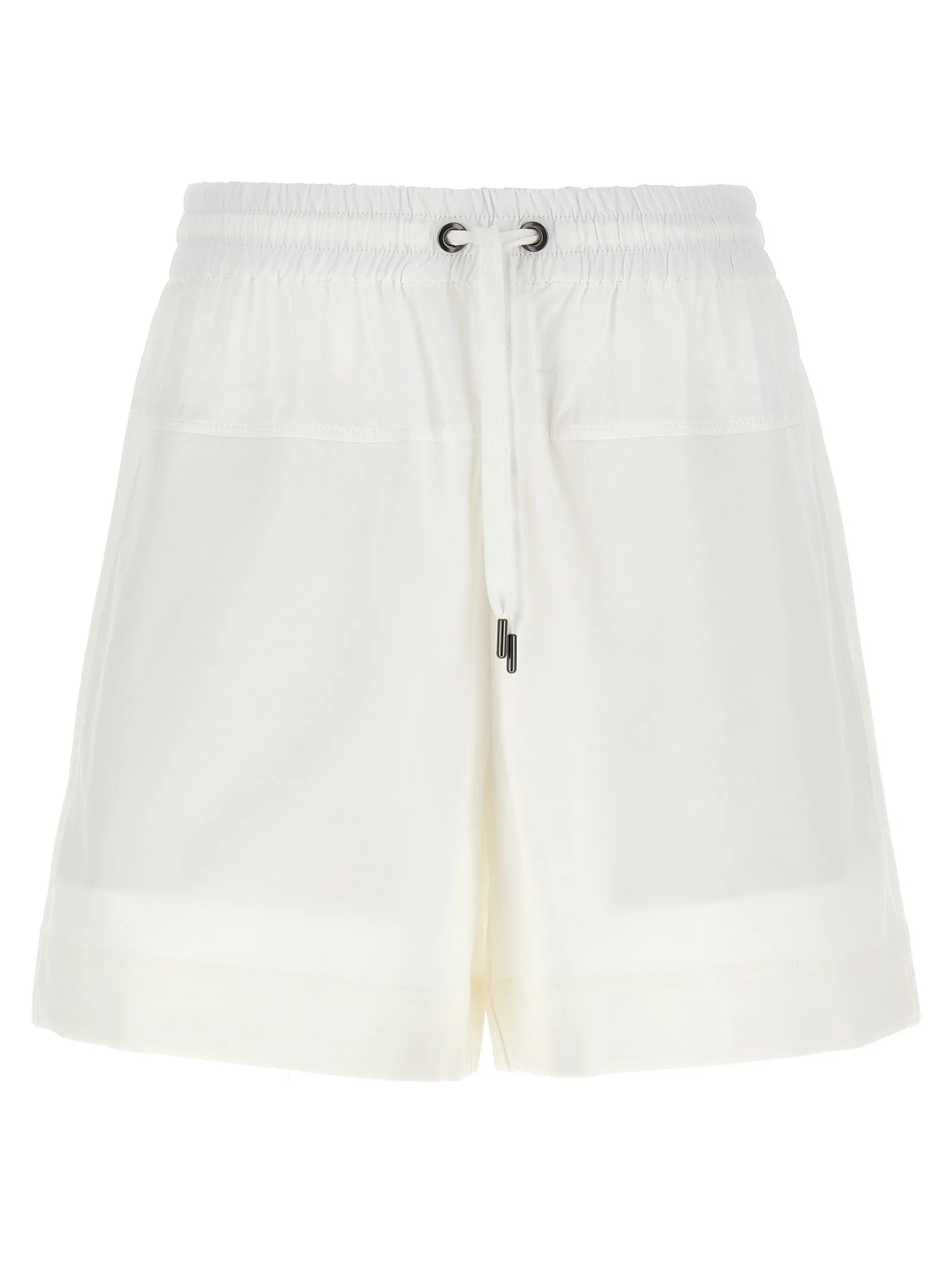 Paneled Track Bermuda E Short Bianco